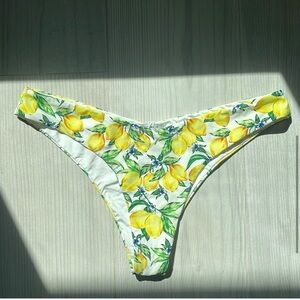 We wore what lemon bikini bottom